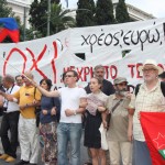 Internationale Gäste bei Nein-Demo