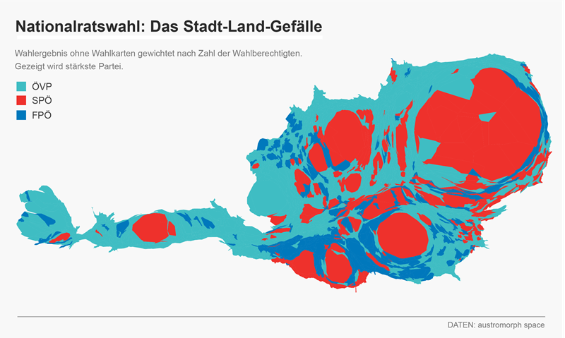 Das Stadt-Land-Gefälle