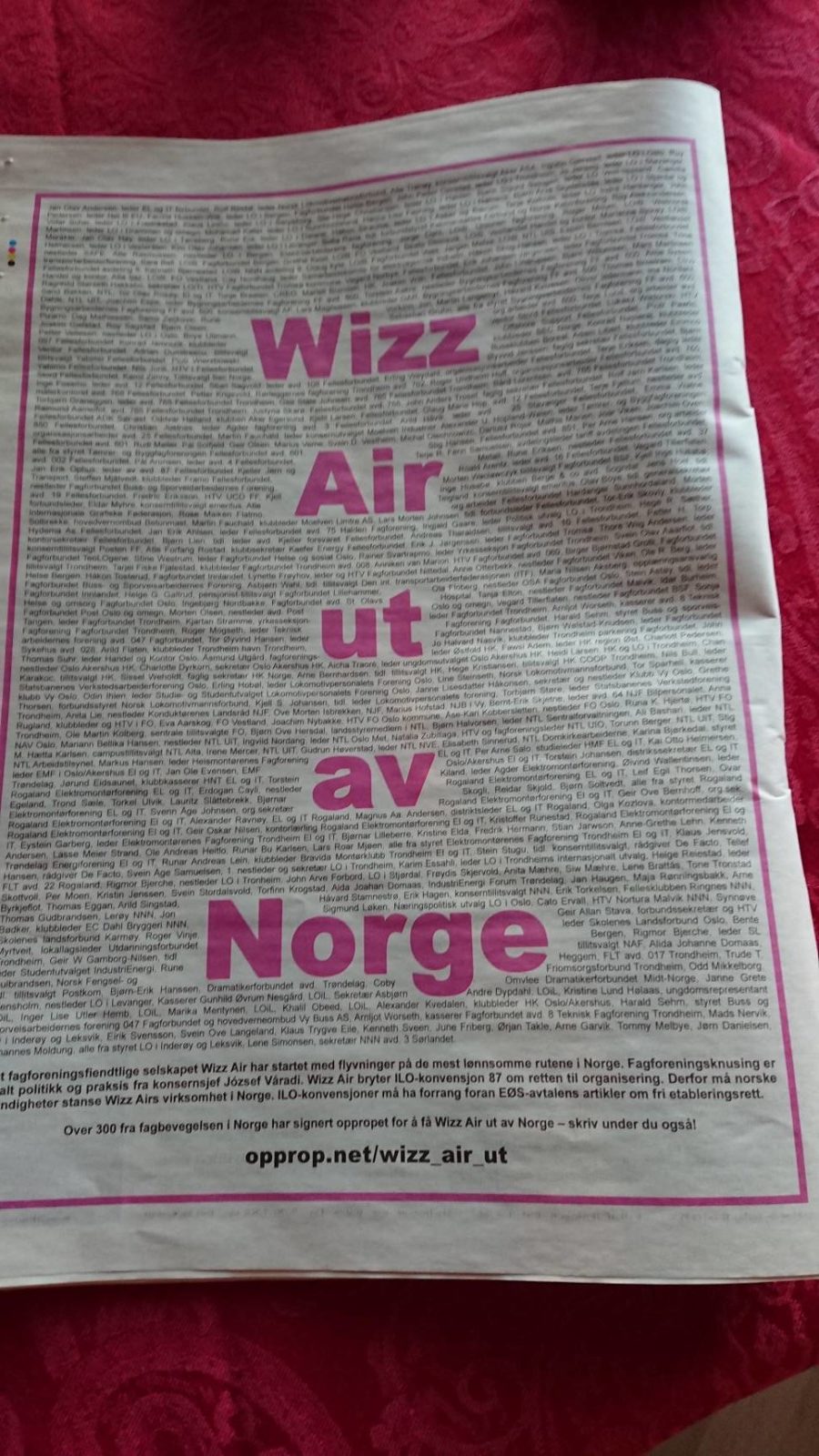 Wizz Air raus aus Norwegen!